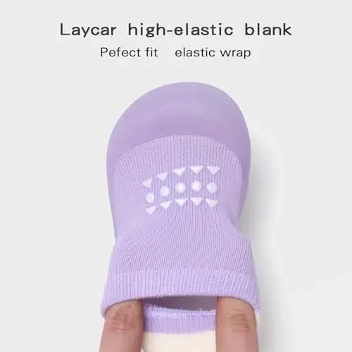 Bearbay Baby Sock Shoes Baby Walking Shoes Infant Non-Slip Breathable Slippers with Soft Rubber Sole Baby Boys Girls Sneakers - 3