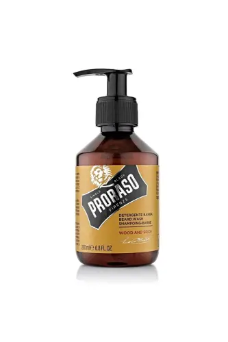 Beard Shampoo Wood Spice 200 ml 8004395007509 - PRORASO (1)