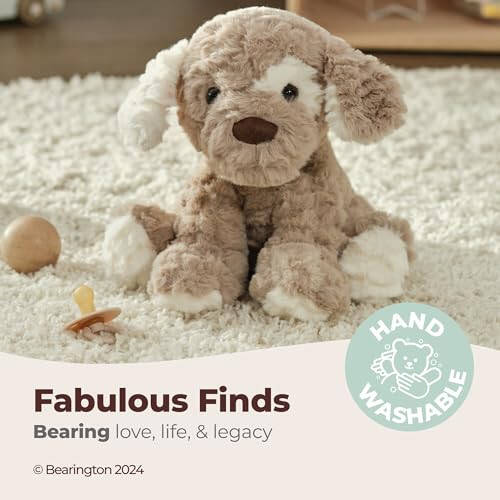 Bearington bej va jigarrang it 11 dyuymli yumshoq o'yinchoq - Kuchuk yumshoq o'yinchoq - Plush it - 3