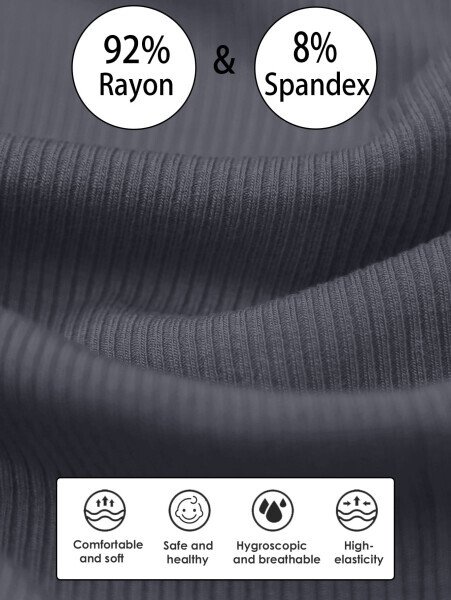 Bearsland Women's Long Sleeve Ribbed Knit Side Slit Maternity Dress Casual Ruched Bodycon Sweater Dress Pregnancy Clothes- - 6