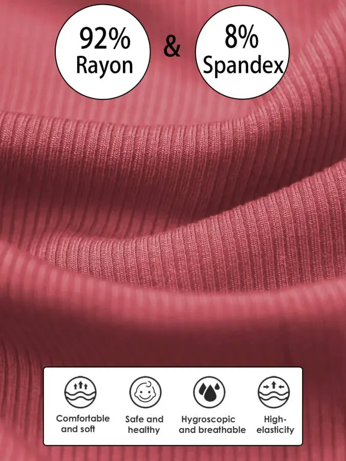 Bearsland Women's Long Sleeve Ribbed Knit Side Slit Maternity Dress Casual Ruched Bodycon Sweater Dress Pregnancy Clothes - 6