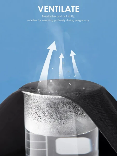 Bearsland Women's Maternity Midi Dress Long Sleeve Casual Stretchy Pregnancy Dresses With Belt - 4