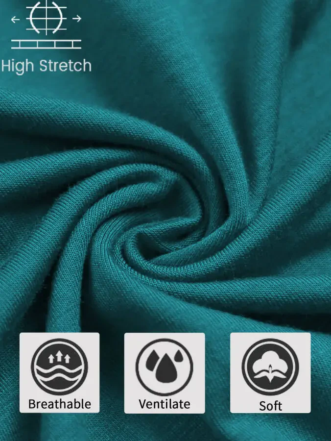 Bearsland Женское Короткое Платье для Беременных с Коротким Рукавом до Колена, Сборки по Бокам, Облегающее Фигуру - 5