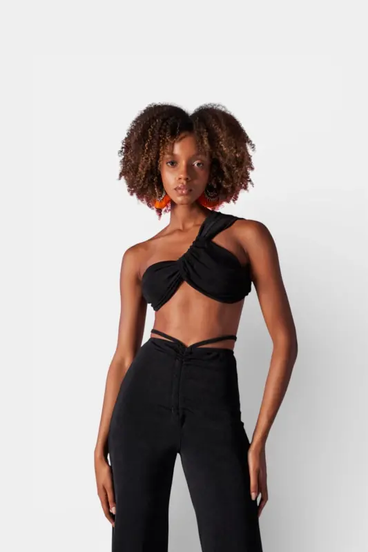 Beatrice Crop Qora - 2