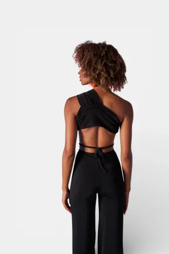 Beatrice Crop Qora - 5