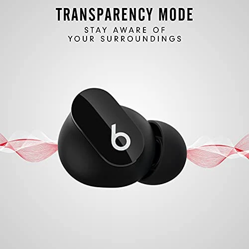 Beats Studio Buds - True Wireless Noise Cancelling Earbuds - Compatible with Apple & Android, Built-in Microphone, IPX4 Rating, Sweat Resistant Earphones, Class 1 Bluetooth Headphones - Black - 4