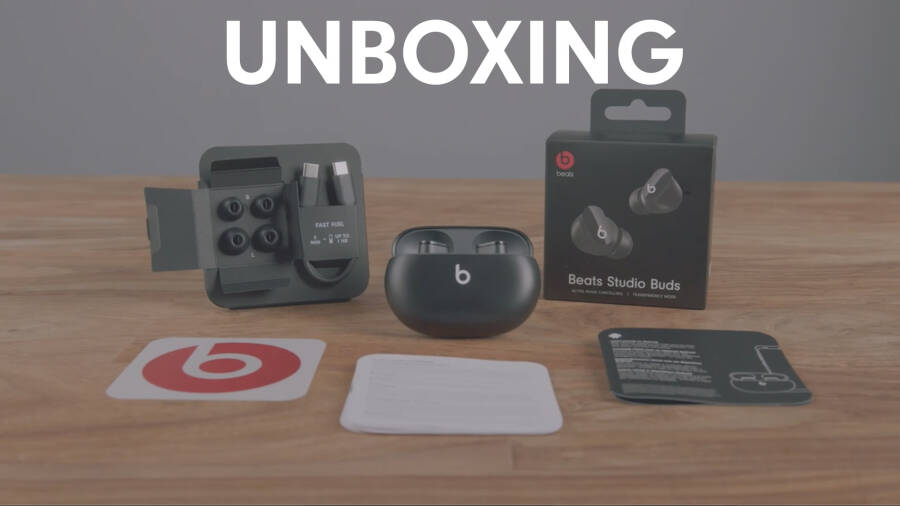 Beats Studio Buds - True Wireless Noise Cancelling Earbuds - Compatible with Apple & Android, Built-in Microphone, IPX4 Rating, Sweat Resistant Earphones, Class 1 Bluetooth Headphones - Black - 1