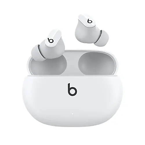 Beats Studio Buds - Haqiqiy simsiz shovqinni bekor qiluvchi quloqchinlar - Apple va Android bilan mos, o'rnatilgan mikrofon, IPX4 reytingi, terga chidamli quloqchinlar, 1-sinf Bluetooth naushniklari - Oq 