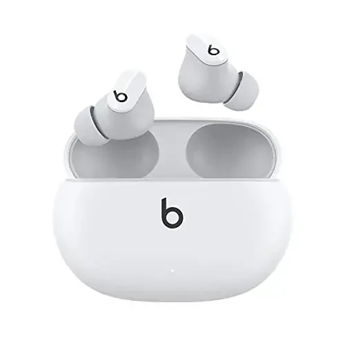 Beats Studio Buds - True Wireless Noise Cancelling Earbuds - Compatible with Apple & Android, Built-in Microphone, IPX4 Rating, Sweat Resistant Earphones, Class 1 Bluetooth Headphones - White - 1