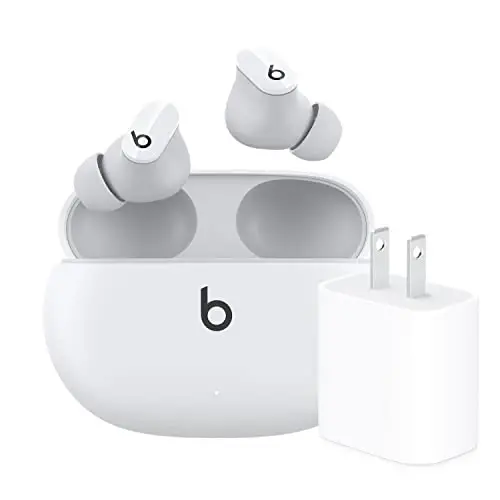 Beats Studio Buds with Apple 20W USB-C Power Adapter - White - 1