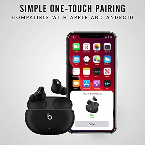 Beats Studio Buds with Apple 20W USB-C Power Adapter - Black - 6
