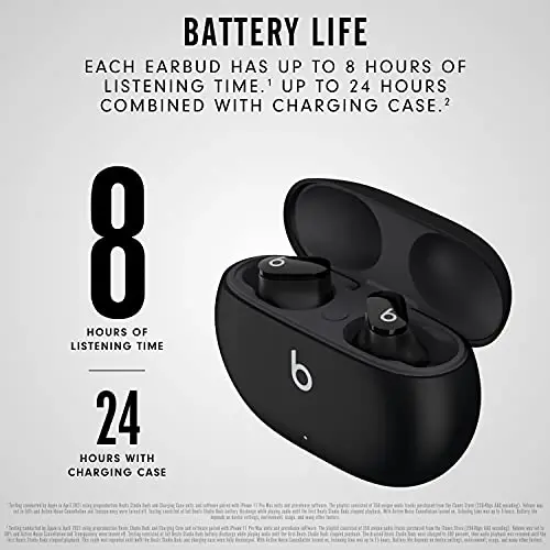 Beats Studio Buds with AppleCare+ for Headphones (2 Years) - Black - BEATS (1)