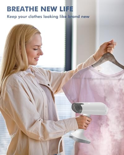 BEAUTURAL Travel Steamer for Clothes with Dual Voltage for Worldwide Use, Foldable Handheld Garment Fabric Wrinkle Remover, Portable Steam Iron, 35 Second Fast Heat-up, 1.9 Pounds - 5