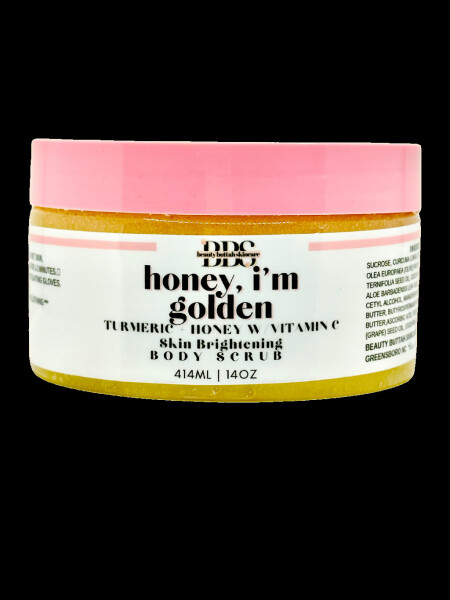 Beauty Buttah Skincare Honey Im Golden Turmeric Sugar Body Scrub - 2