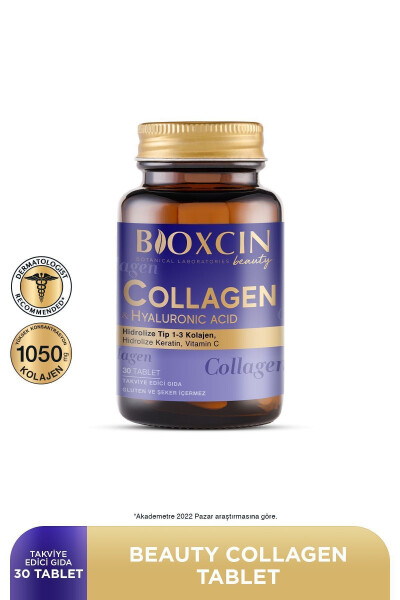 Beauty Collagen 30 Tablets - Type 1 Type 3 Hydrolyzed Collagen - 11