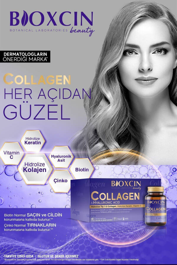 Beauty Collagen 30 Tablets - Type 1 Type 3 Hydrolyzed Collagen - 9