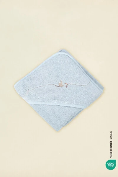 Bebe Marin Swaddle Towel Blue 75x75 - 4