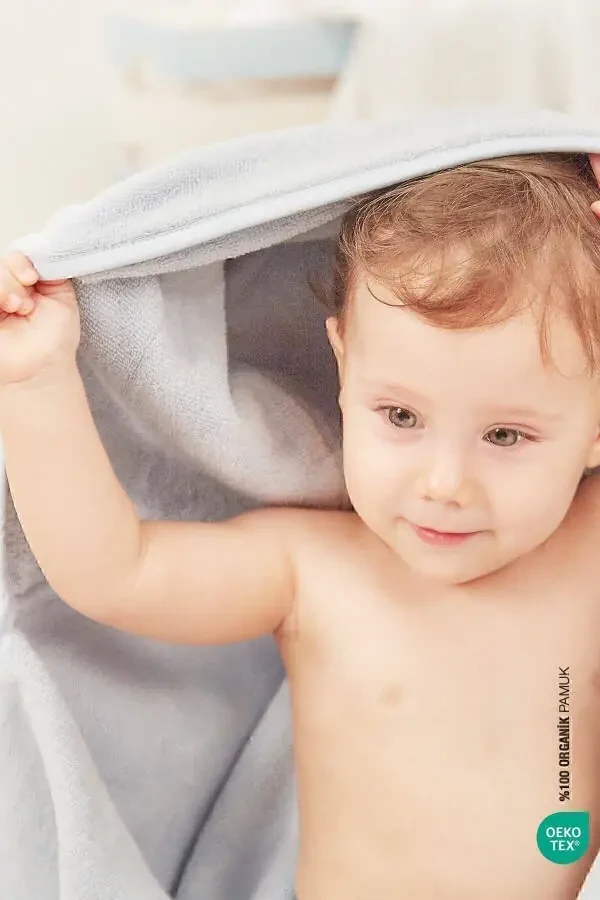 Bebe Marin Swaddle Towel Blue 75x75 - 7