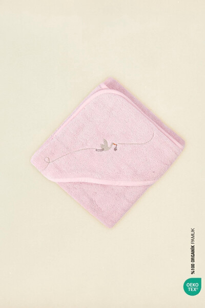 Bebe Marin Swaddle Towel Pink 75x75 - 5