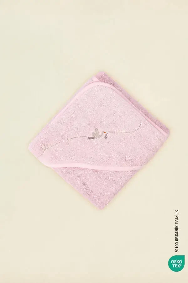 Bebe Marin Swaddle Towel Pink 75x75 - 4