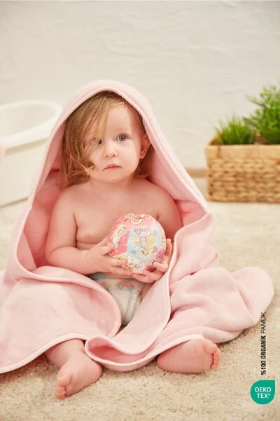 Bebe Marin Swaddle Towel Pink 75x75 - 6