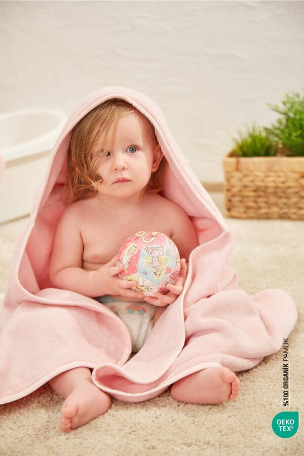 Bebe Marin Swaddle Towel Pink 75x75 - 6