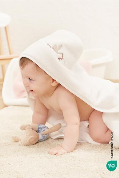 Bebe Marin Swaddle Towel White 75x75 - 15