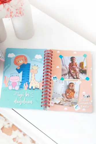 Bebek Anı Ve Anne Hamile Günlüğü Albüm Defter Erkek - MAVİ - 8