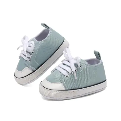 Baby Shoes,Infant Boys Girls Non-Slip Soft Sole Lightweight Sneakers,Unisex First Walking Shoes for 0-18 Months Toddler - 4