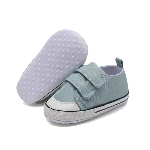 Baby Shoes,Infant Boys Girls Non-Slip Soft Sole Lightweight Sneakers,Unisex First Walking Shoes for 0-18 Months Toddler - BABY (1)
