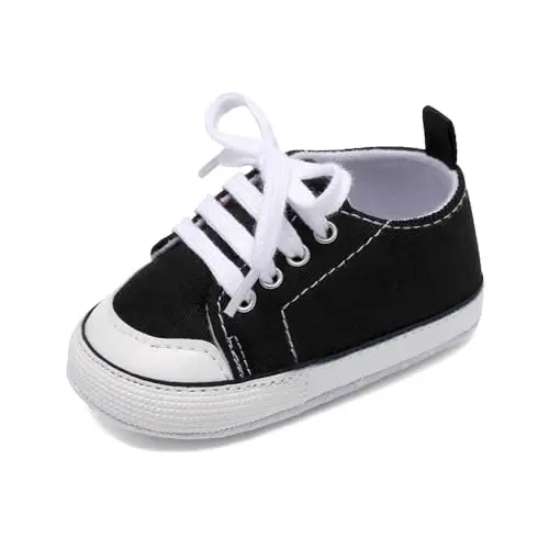 Baby Shoes,Infant Boys Girls Non-Slip Soft Sole Lightweight Sneakers,Unisex First Walking Shoes for 0-18 Months Toddler - 2