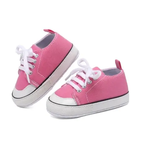 Baby Shoes,Infant Boys Girls Non-Slip Soft Sole Lightweight Sneakers,Unisex First Walking Shoes for 0-18 Months Toddler - 3