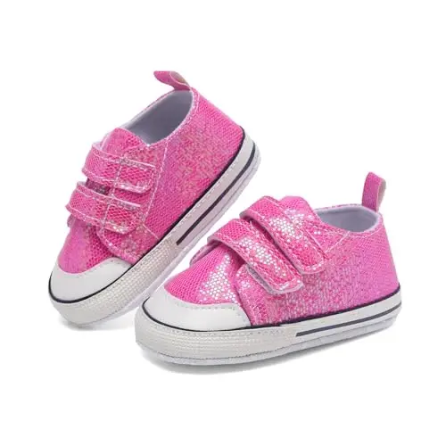 Baby Shoes,Infant Boys Girls Non-Slip Soft Sole Lightweight Sneakers,Unisex First Walking Shoes for 0-18 Months Toddler - 3