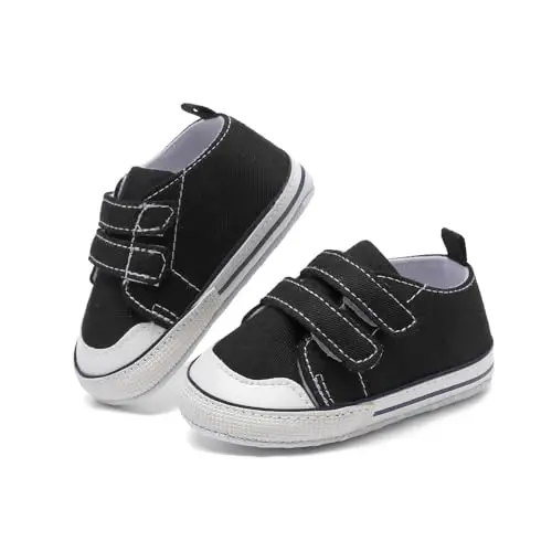 Baby Shoes,Infant Boys Girls Non-Slip Soft Sole Lightweight Sneakers,Unisex First Walking Shoes for 0-18 Months Toddler - 6