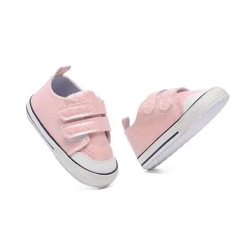 Baby Shoes,Infant Boys Girls Non-Slip Soft Sole Lightweight Sneakers,Unisex First Walking Shoes for 0-18 Months Toddler - 6