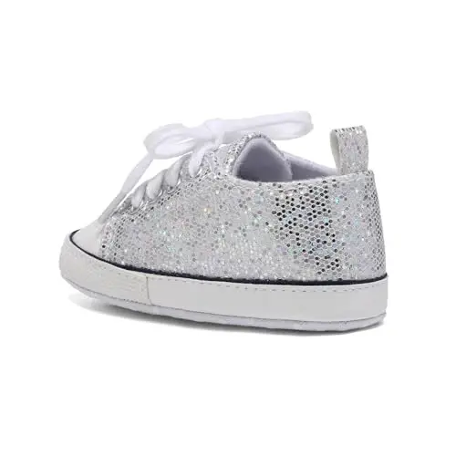 Baby Shoes,Infant Boys Girls Non-Slip Soft Sole Lightweight Sneakers,Unisex First Walking Shoes for 0-18 Months Toddler - 6