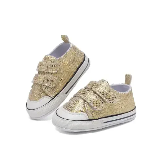 Baby Shoes,Infant Boys Girls Non-Slip Soft Sole Lightweight Sneakers,Unisex First Walking Shoes for 0-18 Months Toddler - 3