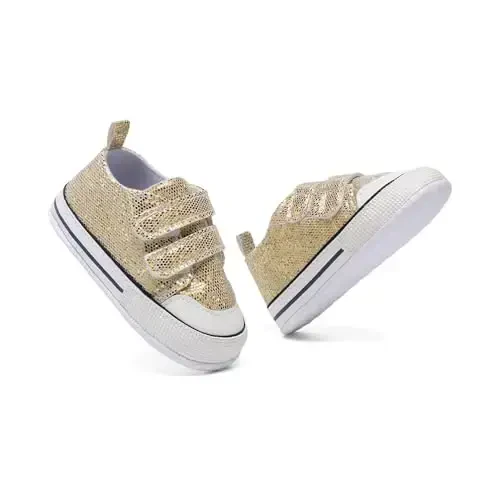 Baby Shoes,Infant Boys Girls Non-Slip Soft Sole Lightweight Sneakers,Unisex First Walking Shoes for 0-18 Months Toddler - 6