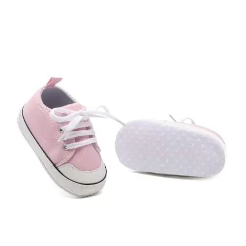 Baby Shoes,Infant Boys Girls Non-Slip Soft Sole Lightweight Sneakers,Unisex First Walking Shoes for 0-18 Months Toddler - 3