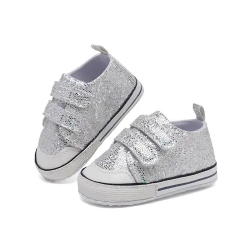 Baby Shoes,Infant Boys Girls Non-Slip Soft Sole Lightweight Sneakers,Unisex First Walking Shoes for 0-18 Months Toddler - 3