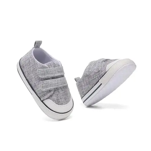 Baby Shoes,Infant Boys Girls Non-Slip Soft Sole Lightweight Sneakers,Unisex First Walking Shoes for 0-18 Months Toddler - 5