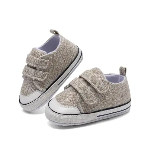 Baby Shoes,Infant Boys Girls Non-Slip Soft Sole Lightweight Sneakers,Unisex First Walking Shoes for 0-18 Months Toddler - 3