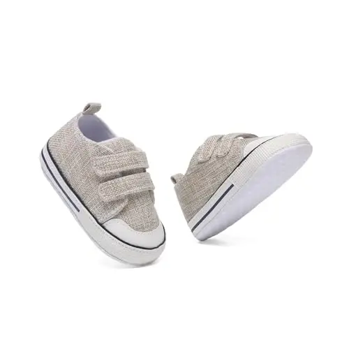 Baby Shoes,Infant Boys Girls Non-Slip Soft Sole Lightweight Sneakers,Unisex First Walking Shoes for 0-18 Months Toddler - 4