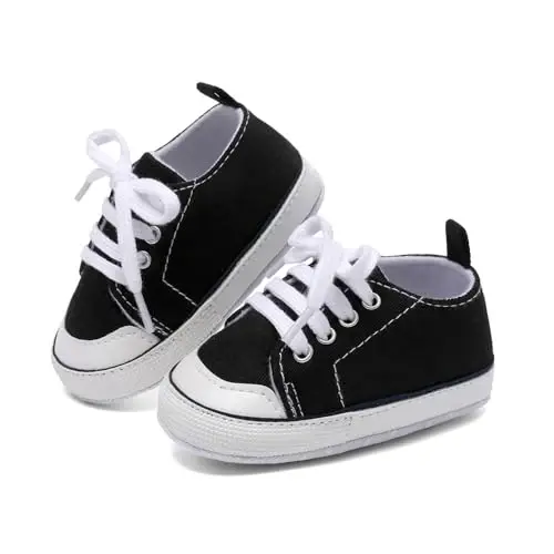 Baby Shoes,Infant Boys Girls Non-Slip Soft Sole Lightweight Sneakers,Unisex First Walking Shoes for 0-18 Months Toddler - 4