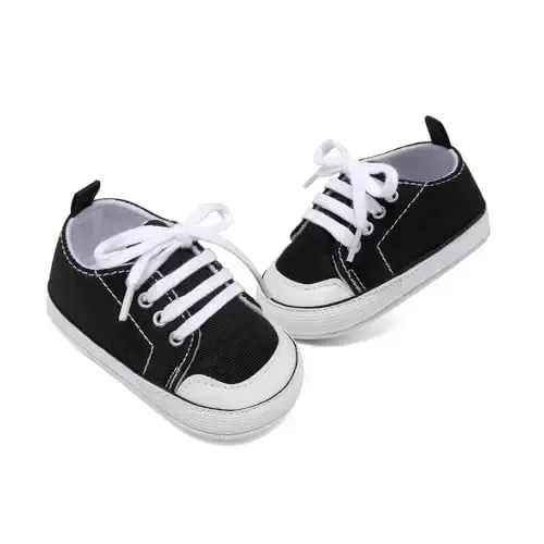 Baby Shoes,Infant Boys Girls Non-Slip Soft Sole Lightweight Sneakers,Unisex First Walking Shoes for 0-18 Months Toddler - 3