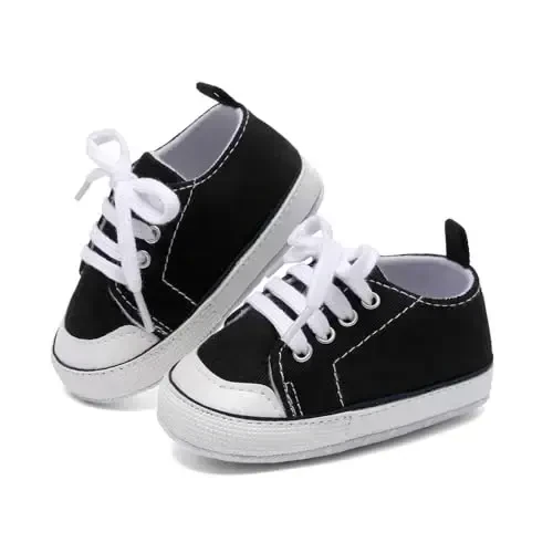 Baby Shoes,Infant Boys Girls Non-Slip Soft Sole Lightweight Sneakers,Unisex First Walking Shoes for 0-18 Months Toddler - 4