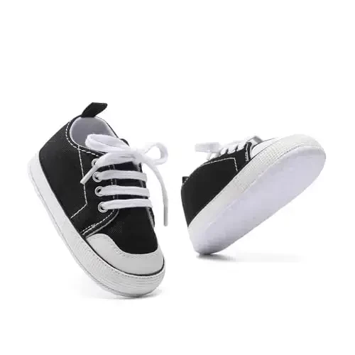 Baby Shoes,Infant Boys Girls Non-Slip Soft Sole Lightweight Sneakers,Unisex First Walking Shoes for 0-18 Months Toddler - 7