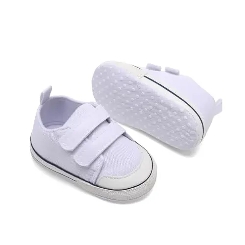 Baby Shoes,Infant Boys Girls Non-Slip Soft Sole Lightweight Sneakers,Unisex First Walking Shoes for 0-18 Months Toddler - 2