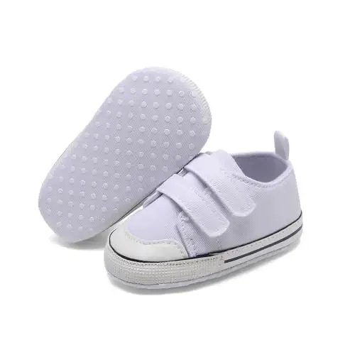 Baby Shoes,Infant Boys Girls Non-Slip Soft Sole Lightweight Sneakers,Unisex First Walking Shoes for 0-18 Months Toddler - 4
