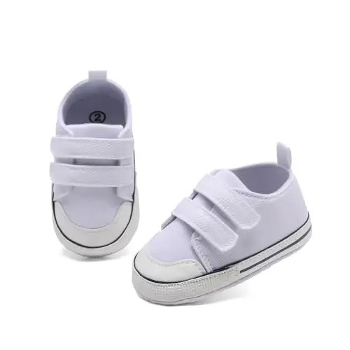 Baby Shoes,Infant Boys Girls Non-Slip Soft Sole Lightweight Sneakers,Unisex First Walking Shoes for 0-18 Months Toddler - 5